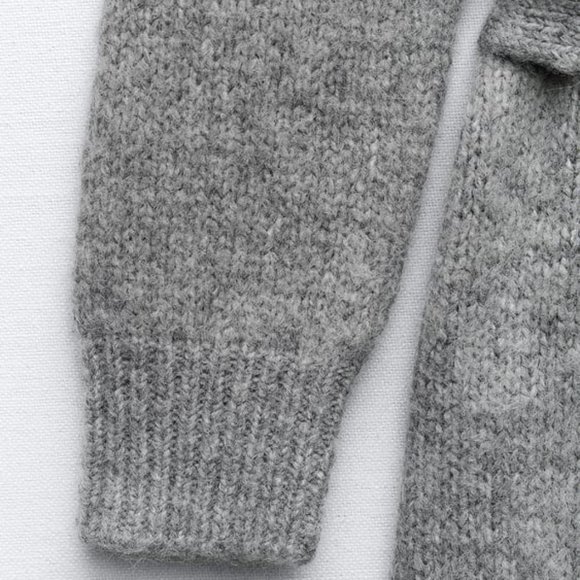 NWT ZARA BELTED LONG KNIT CARDIGAN S, M, L 9598 - Picture 8 of 8